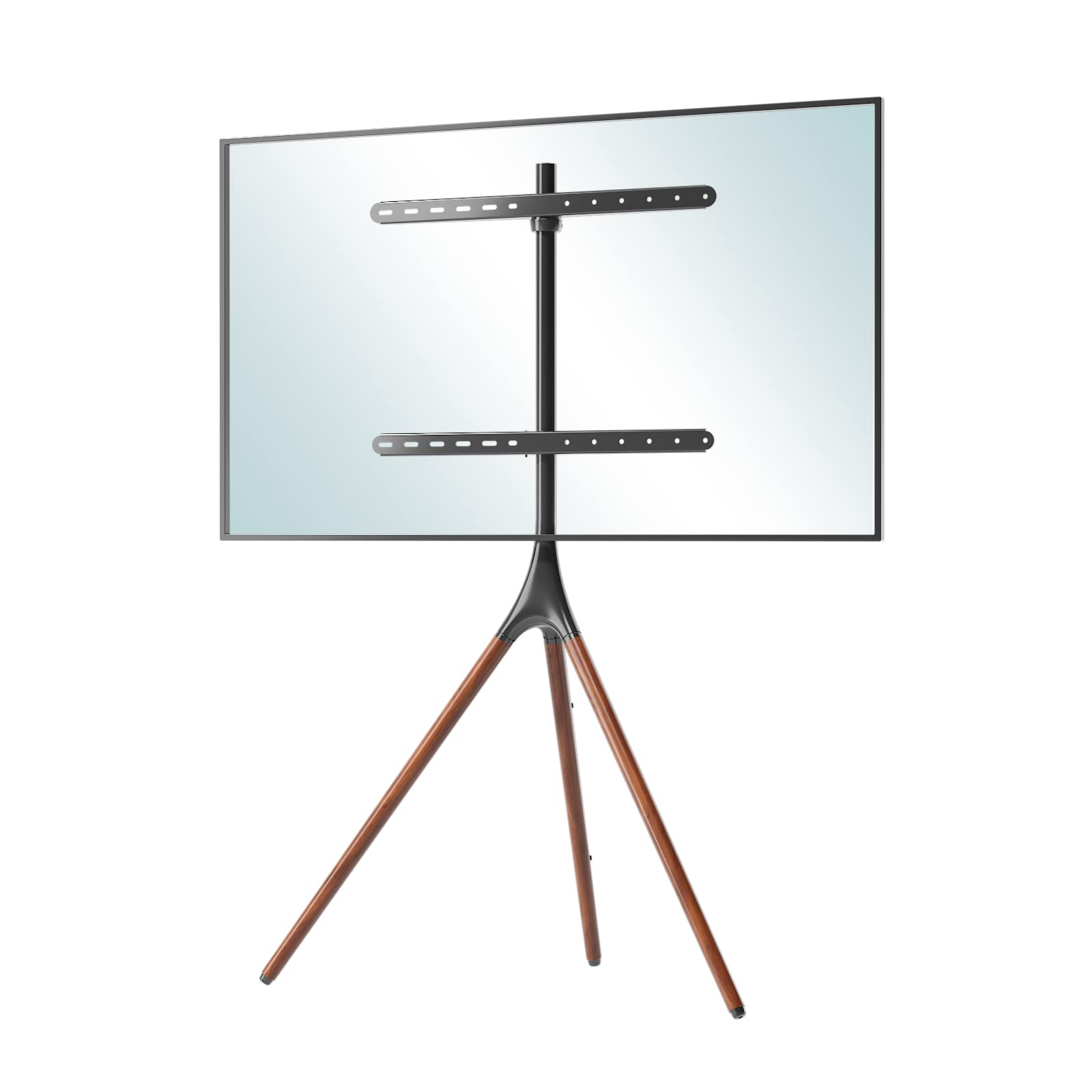 楽天生活応援ショップ　楽天市場店DMM.make DISPLAY/TVスタンド テレビスタンド 43-65インチ VESA対応 左右180°回転 木目3脚 ブラウン DKS-LS3L