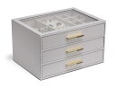 Vlando ジュエリーボックス 大容量 アクセサリーケース ジュエリー 収納 宝石箱 メイクボックス ピアス リング ネックレス イヤリング 小物入れ ボック...