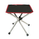 Rock Cloud アウトドアチェア 折りたたみ椅子 コンパクト 超軽量 耐荷重110kg 収納袋付 キャンプ お釣り 登山 お花見 観戦 (レッド+ブラック)
