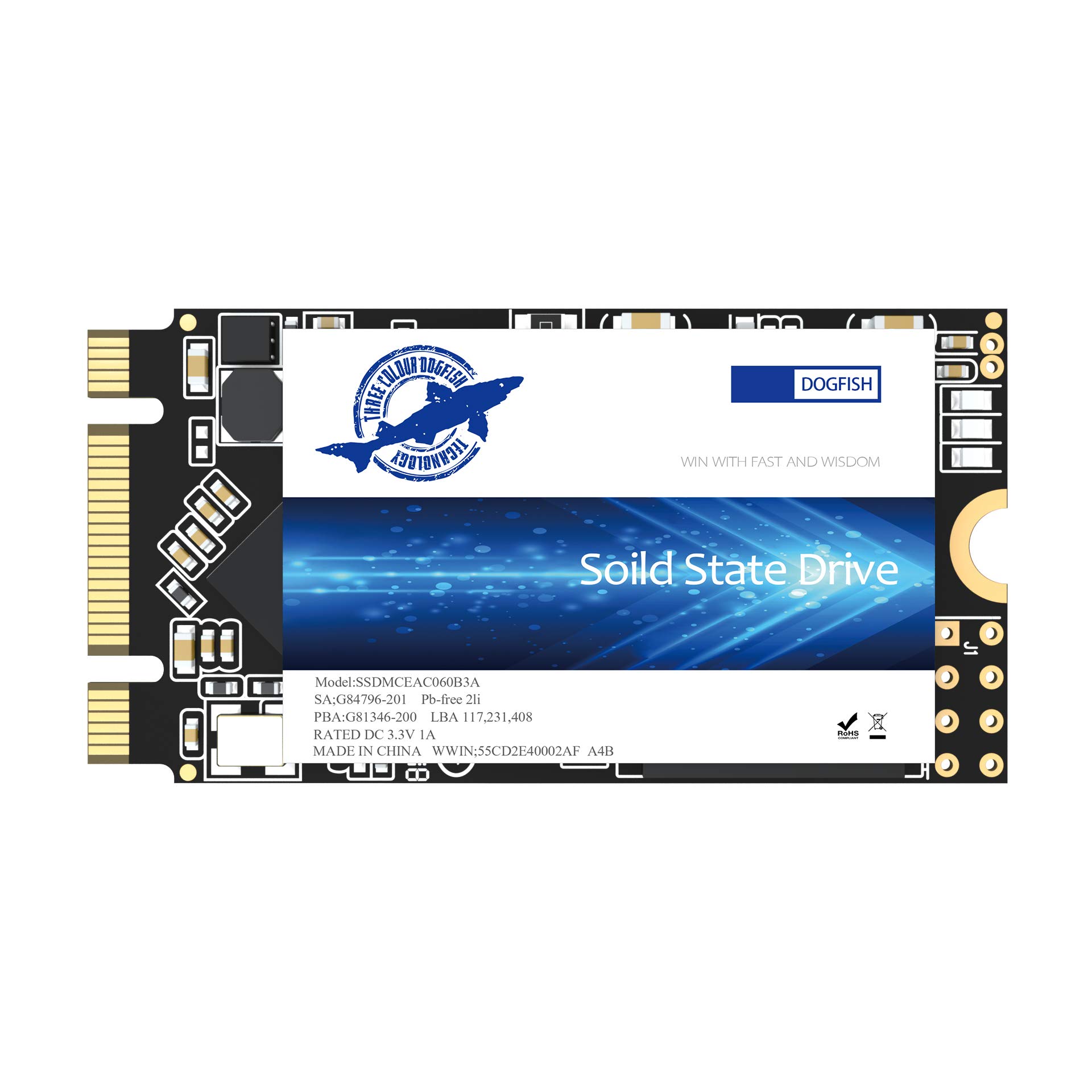 祷åסŷԾŹ㤨Dogfish M.2 2242 SSD 256GB NgffΥåɥơȥɥ饤ֹǽϡɥɥ饤 Solid State Drive (256GB, M.2 2242פβǤʤ5,532ߤˤʤޤ