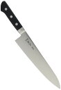正本総本店 ツバ付牛刀(両刃) 21cm ブレード:ハイパーモリブデン鋼、ハンドル:ジュラコン樹脂 日本 AMSJ002