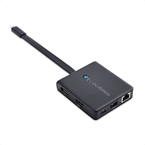 Cable Matters USB C nu gvfBXvC 7 in 1 hbLOXe[V USB C HDMI DisplayPort VGA 2x USB 3.0 Gigabit Ethernet 100W PD[d Thunderbol