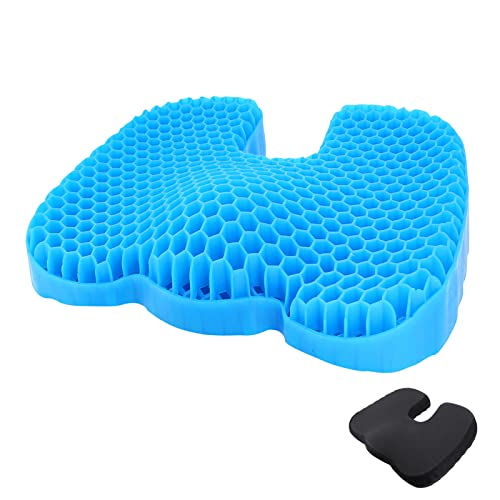 Perphin ゲルクッション U型 座布団 椅子 クッション 姿勢調整 体圧分散 ジェルクッション 蒸れない 立体構造 滑り止め 洗える 弾性 柔軟性 耐久性...