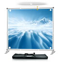 EMART 背景スタンド 背景バナースタンド シルバー 240X240cm 撮影スタンド 伸縮式 幅、高さ調節可能 合金製 高耐久 背景布/グリーンバックスタンド簡単組立 展示会、トレードショー、 パーティー装飾などに適用 写真撮影、生放送、 グリーンバッ(3)