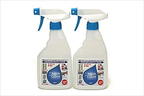 H2Oアクアクリーン スプレーボトル500ml×2本 送料無料 あす楽 電解アルカリ水100% 洗浄 除菌 消臭 コストコ 全国一律送料無料 あす楽