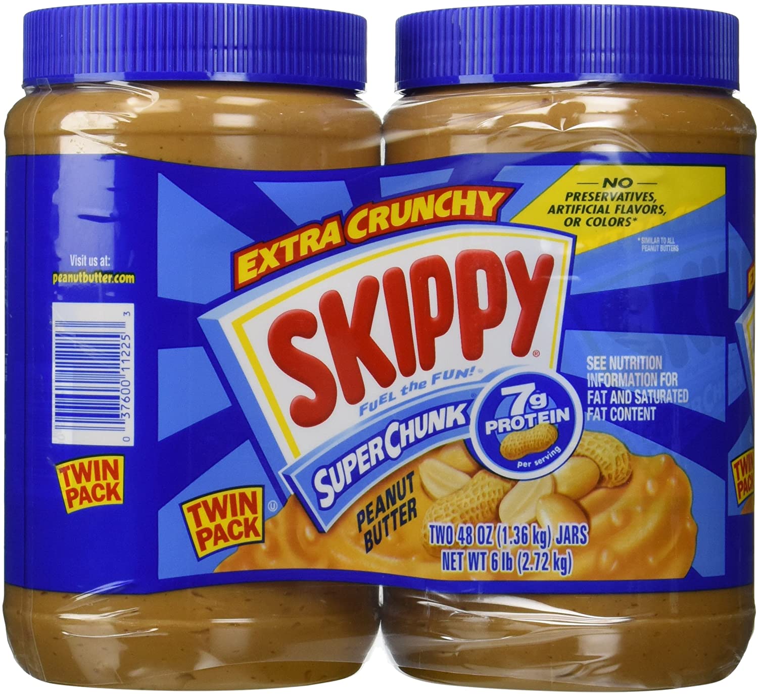 SKIPPY スキッピー ピーナッツバター スーパーチャンク 2.72kg(1.36kg×2) 全国一律送料無料 あす楽 賞味期限 2025/5/…