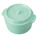 竹中 お弁当箱 2段 ココポット ラウンド ミント (上段)230ml、(下段)300ml (T-76406)(3)