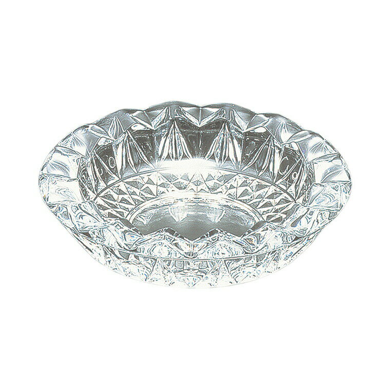 東洋佐々木ガラス 灰皿 グローリー 日本製 1個入 1パック クリア 約φ21×5.5cm 計1個 P-05516-JAN