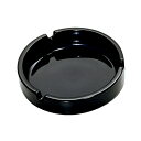 東洋佐々木ガラス 灰皿 ノワール 日本製 ブラック 約φ10.5×2.5cm (44003BK)