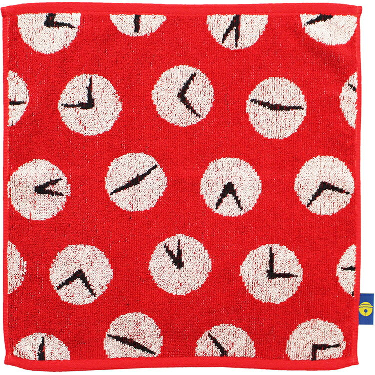 楠橋紋織 ハンドタオル ドラえもん タイムふろしき ゲストタオル レッド 約34×34cm A-87113-51-R 【メール便】