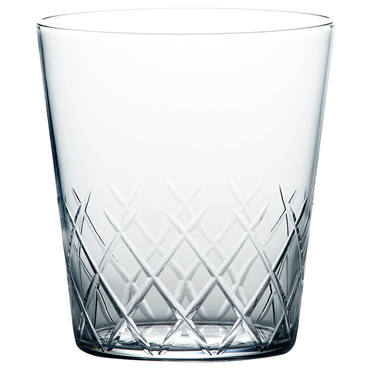 東洋佐々木ガラス 薄氷 矢来カット オンザロック 食洗器対応 日本製 クリア 約305ml B-21109CS-C745