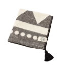楠橋紋織 ウォッシュタオル BOHO ガーゼパイル ブラック 約34×36cm 【メール便】