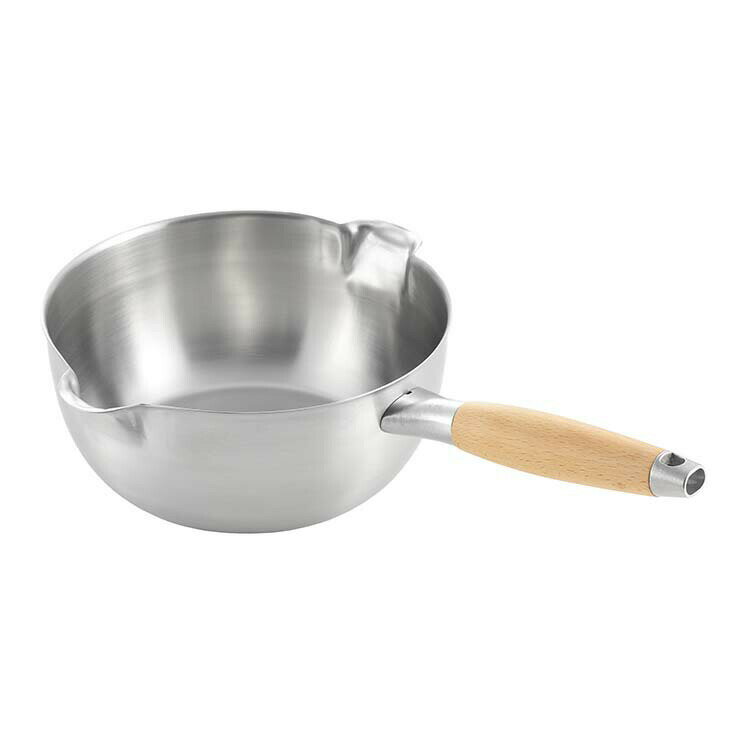 ヨシカワ アイカタ 【 約20cm 両口ステンレス雪平鍋 】 PD3007