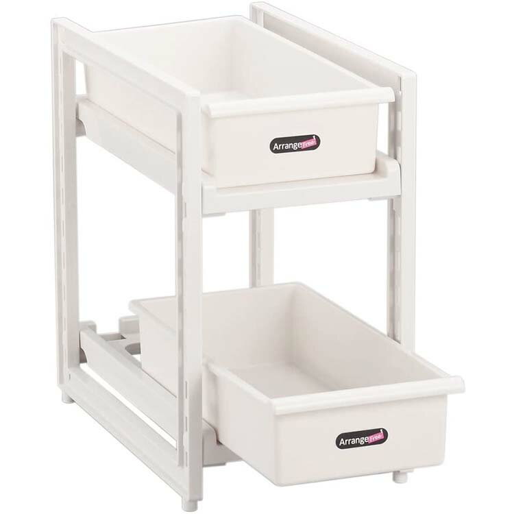 パール金属 アレンジフリー シンク下 スライド ストッカー2段