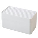 平和工業 マスクケース 忘れない ホワイト 約19×9×10.1cm