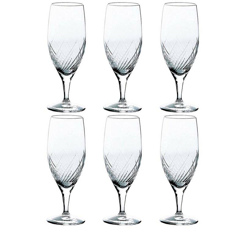 東洋佐々木ガラス ビールグラス トラフ ビヤー 350ml 6個セット 日本製 食洗機対応 割れにくい ピルス..