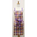 【早い者勝ち!最大400円OFFクーポン配布】セール フレンズヒル エプロン キャビン パープル L 着丈72cm