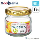 東洋佐々木ガラス 保存容器 べんりなびん 日本製 専用しおり付 6個セット クリア 約90ml HW-514-A-JAN