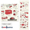 コンテックス フェイスタオル 布ごよみ FAMILY CAMP アイボリー 約33×100cm 56665-012 ( 今治産 今治 手ぬぐい お風呂 入浴 キャンプ ..