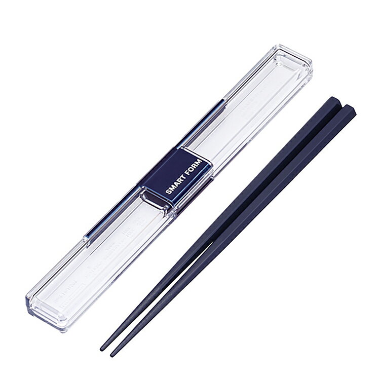 岩崎工業 箸箱セット 箸 とっても強いケース ネイビー 約19.5cm H-591NV ( はし ランチ お洒落 可愛い シンプル 大人 男性 メンズ 大容量 ...