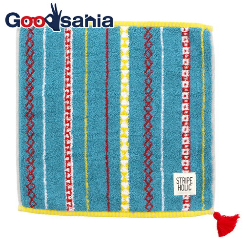 田中産業 今治タオル ハンカチ STRIPE HOLIC 日本製 ブルー 約25×25cm ( 今治 日本製 国産 ハンカチタオル 子供 女の子 男の子 柄 かわいい おしゃれ ) 田中産業 今治タオル ハンカチ STRIPE HOLIC 日本製 ブルー 約25×25cm ( 今治 日本製 国産 ハンカチタオル 子供 女の子 男の子 柄 かわいい おしゃれ )