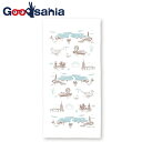 宮本 ふきん ムーミン キッチンクロス 月明かりの旅 ホワイト 約33×70cm 06089 ( 布巾 台拭き 小さめ 長方形 薄手 抗菌 コットン キャラクタ...
