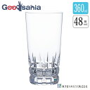 【ケース販売】 東洋佐々木ガラス グラス カットグラス 12タンブラー 日本製 食洗機対応 クリア 360ml 48個入 T-20119HS-C704 業務用 ...