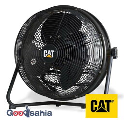 【メーカー直送】 ムサシ CAT 工場扇 フロアーファン 35cm 羽根軸360度回転機能付【 壁かけ・床置きタイプ 】 ブラック 約50×26×46cm EEMF-14S360BK ( キャタピラー パワフル 首振り 業務用 ファン )