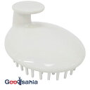東和産業 マッサージブラシ リラケア シャンプーマッサージブラシ ホワイト 約7.3×9×6.4cm 32311 ( シャンプーブラシ ブラシ 丸 マッサージ ...