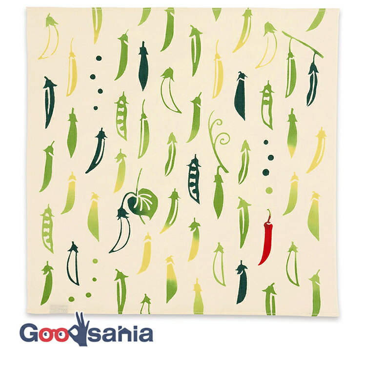 宮本 ハンカチ kenema 注染はんかち えんどう豆 日本製 アイボリー 約44×44cm 25168 ( ハンカチ レディ..