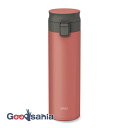アスベル 水筒 ボトル 真空断熱携帯タンブラー TLW500 レッド 約500ml A3312-02 ( マグボトル ステンレス 500 保温 保冷 直飲み ワンタッチ 洗いやすい パッキン一体型 )(3)
