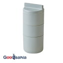竹中 弁当箱 tutu ツツ 3段ランチボックス 日本製 グレー (上段)160ml×2、(下段)280ml T-36377 ( ランチボックス 三段 3段 縦型 ボトル型 レンジ対応 女性 )(3)