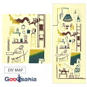 ミヤモトタオル(Miyamoto-towel) 手ぬぐい kenema 約35×90cm 日本製 DIY MAP 50283 ( 手拭い 伝統品 軽量 コットン 和柄 顔料 プリント miyamoto 速乾 宮本 飾る TENUGUI 薄タオル )
