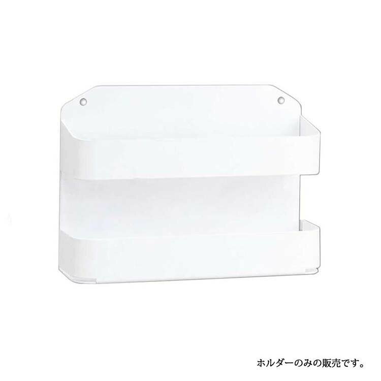 Goodsaniaの田窪工業所 マグネット マグメント マグネット小物 ホルダー 約6×20.2×14.5cm MKR-4 ( MAGment 収納 マグネット収納 磁石 小物入れ 小物収納 玄関 キッチン ラップ 文房具 シンプル 浮かせる )｜アングル3