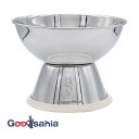 ドギーマンハヤシ ステンレスのテーブル食器 犬用 M ( 犬用食器 犬 食器 ステンレス製 食器台一体型 割れない 傷がつきにくい 滑り止めつき ペット用 )