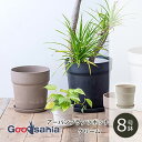 POSH LIVING 植木鉢 アーバンプランツポット 8号鉢 クリーム 81147 ( ポッシュリビング 鉢植え 鉢 プランツポット グリーンポット ポット 8号 ソリッド 軽い プラスチック 植物 グリーン インテリア )