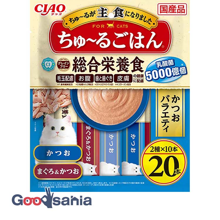 CIAO ちゅ〜るごはん かつおバラエティ 14g×20本入のサムネイル