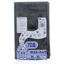 日泉ポリテック ゴミ袋 ダストパック 災害に 厚手0.04mm 日本製 10枚入 黒 70L(3)