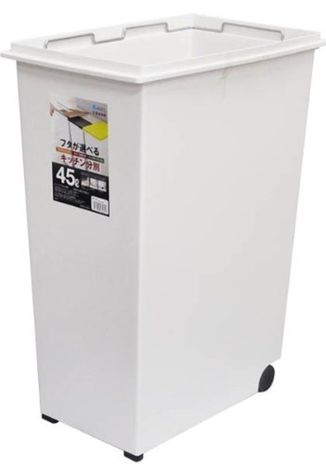 アスベル ゴミ箱 キッチン エバンプラス45L(本体)(6348) グレーの写真