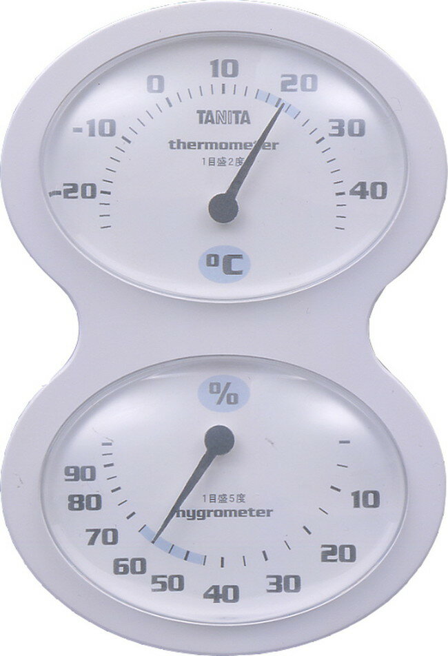 タニタ 温湿度計(TT-509-WH) ホワイト