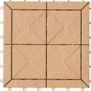 山崎産業 ジョイントタイル 石目ユニット E サンドベージュ 30×30cm 日本製 ( 屋外 屋外用 ベランダ 庭 玄関 屋上 コンクリート プール 子供 水...