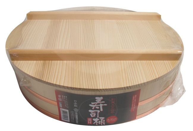 立花容器 【国産】 寿司桶 42cm 蓋付 (容量約1.5升)