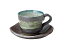 宗峰窯 コーヒーカップ 雲流 ひさご カップアンドソーサー カップ:φ8×6.5cm(180cc) ソーサー:13×12×2.5cm (750-49-463)