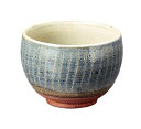 宗峰窯 湯のみ 彫 細 十草 ゆったり碗 φ10×7.2cm (501-28-453)
