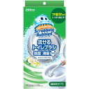 ジョンソン スクラビングバブル 流せる トイレブラシ 除菌消臭プラス 本体ハンドル1本 + 付け替え用4個セット ホワイトブロッサムの香り 1セット