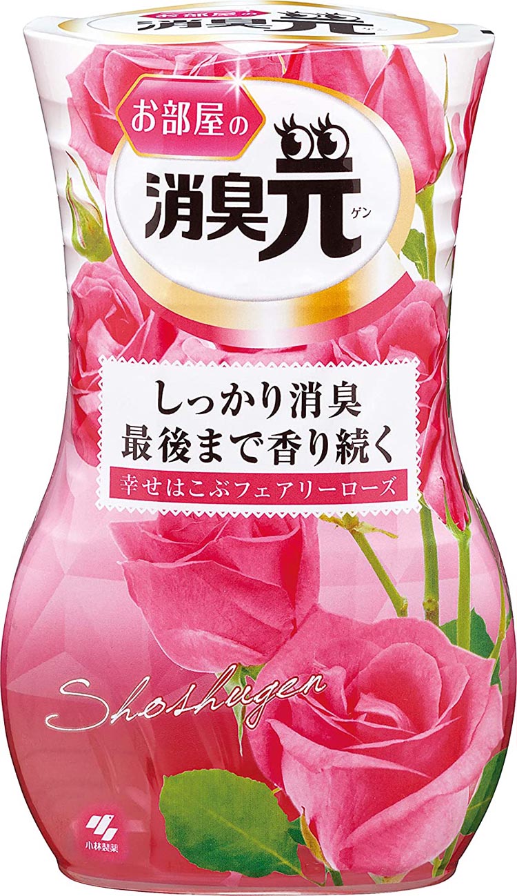 小林製薬 お部屋の消臭元 消臭芳香剤 部屋用 幸せはこぶフェアリーローズの香り 400ml