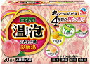 温泡(ONPO)入浴剤 炭酸湯 こだわり桃 4種 45g*20錠