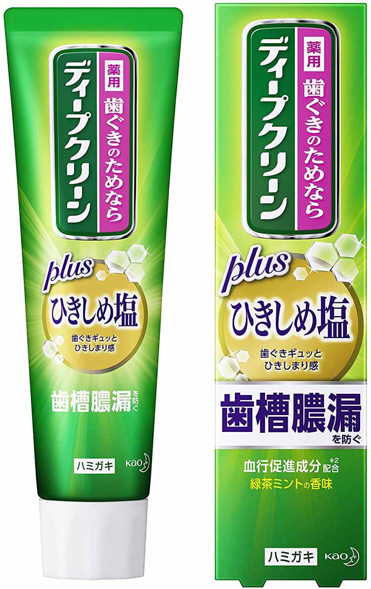 ディープクリーン 薬用ハミガキ ひきしめ塩タイプ 歯槽膿漏・口臭予防 100g