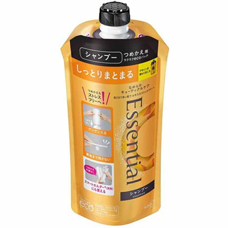 花王 エッセンシャル しっとりまとまるシャンプー 詰め替え用 340ml