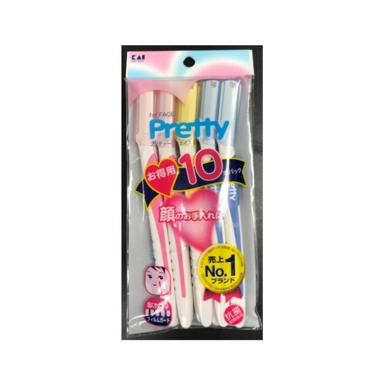 【早い者勝ち！最大400円OFFクーポン配布】 貝印 プリティー フレッシュL 10本入
